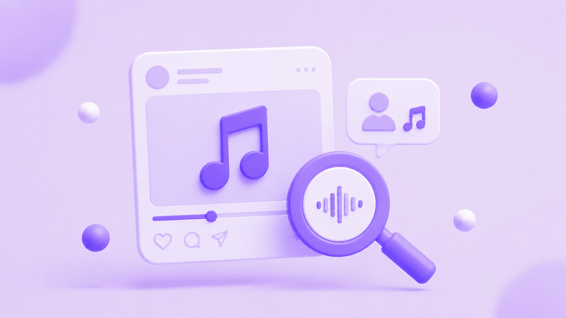 Find songs listed as original audio on Instagram