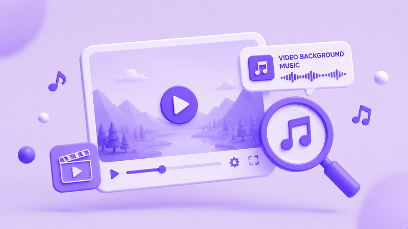 Recognize background music in YouTube videos