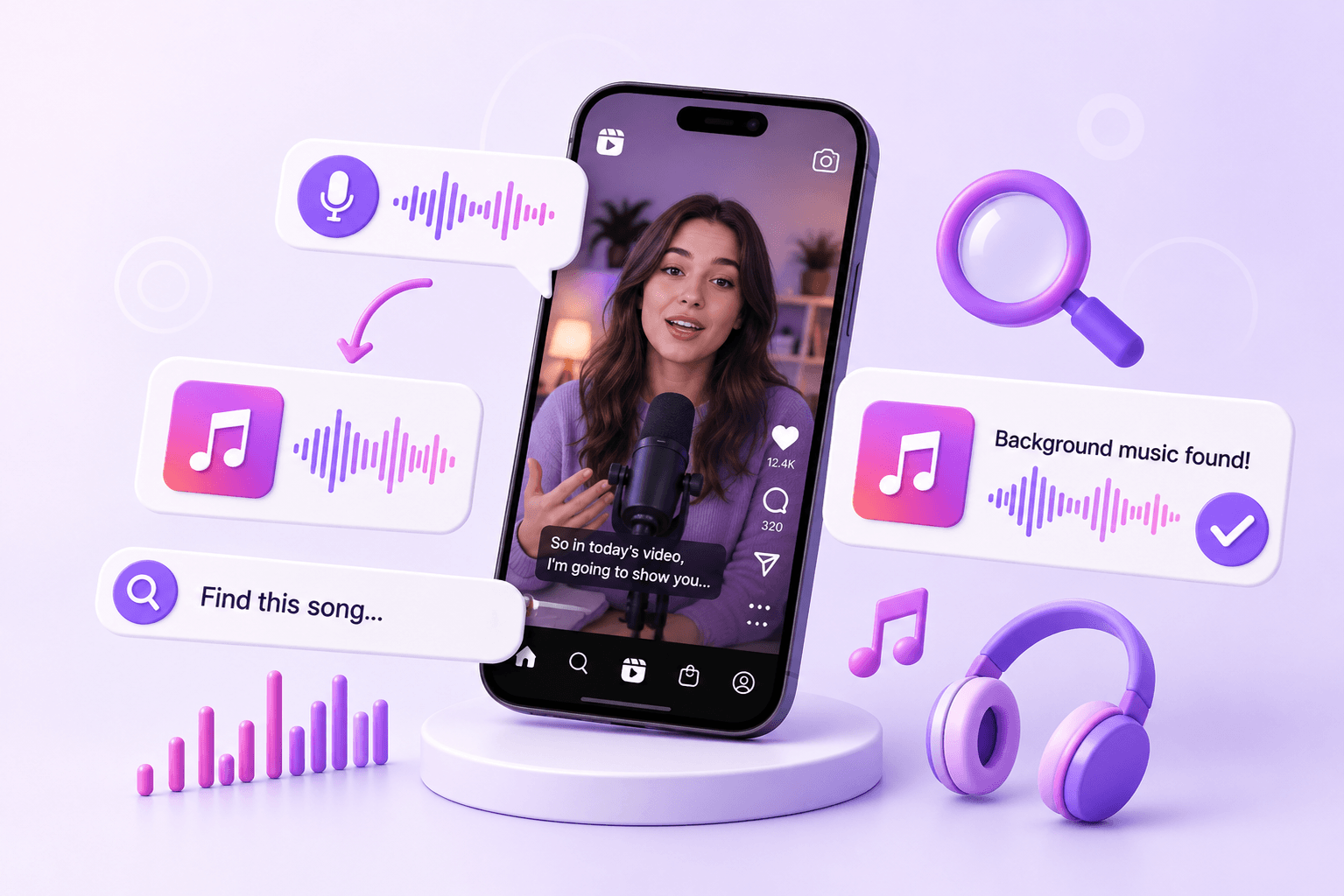 How to Find Background Music in a Video with Talking