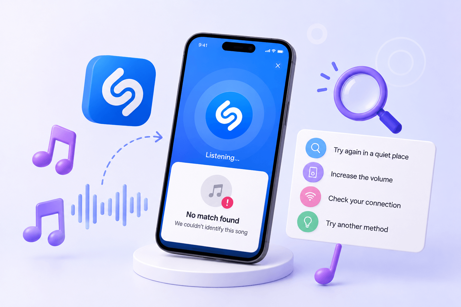 Shazam Cannot Find a Song and What to Try Next