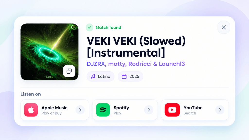 VEKI VEKI came back with a version name